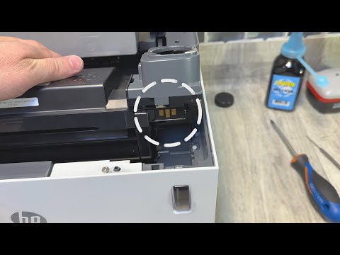 Видео: HP Neverstop 1200 Ошибка Error 08