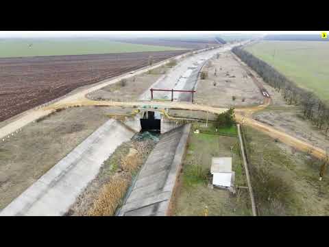 Видео: Когда ПОДАЧА воды в Межгорное? ПЕРЕХОД Соединительного канала в Сакский. Что с насыпью в Сакском
