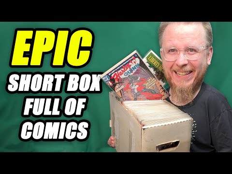Видео: Я купил эпическую коробку с короткими комиксами за 120 долларов в Goodwill | Insane Comic Book Haul