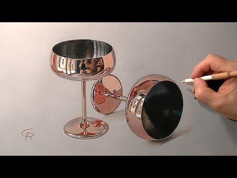 Видео: Рисование медных кубков