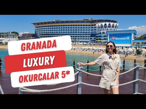 Видео: Granada Luxury Окурджалар 5*. Полный обзор. Молодежный отель в Алании. Сезон в самом разгаре.