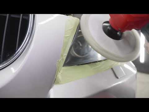 Видео: Полировка и оклейка фар BMW E91.