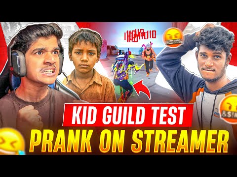Видео: Гильдия детей😱 Тестовый розыгрыш над агрессивным стримером🤬 | 1 против 4🔥 | Хакер ?? | FREE FIRE ...
