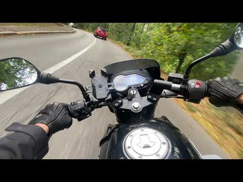 Видео: Бабье лето. Bajaj Pulsar 180 DTS-I #2