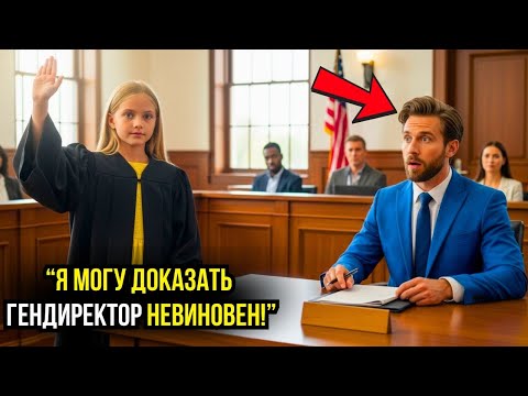 Видео: Бедная девочка закричала судье: "Генеральный директор невиновен, и я могу это доказать" - затем она