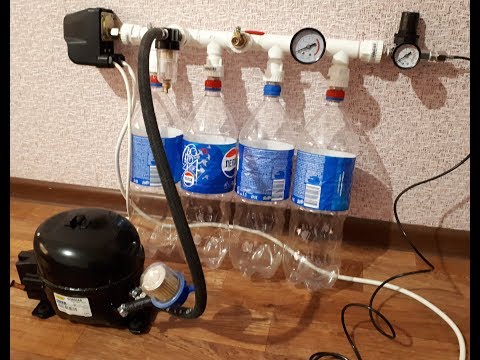 Видео: Тихий самодельный компрессор для аэрографа