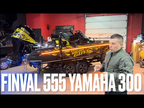 Видео: Максимальная комплектация Finval 555 Sport Angler + Yamaha 300.
