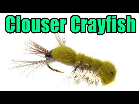 Видео: Вязание мушек для раков Clouser Crayfish — схема вязания мушек Bob Clouser