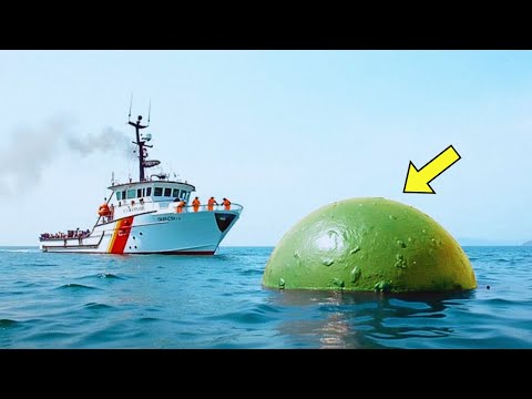 Видео: Береговая охрана обнаружила дрейфующий шар, а затем они посмотрели, что находится под поверхностью
