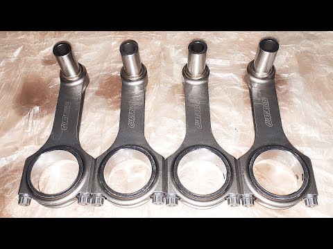 Видео: Шатуны ВАЗ H-образные 136 мм от Clubturbo