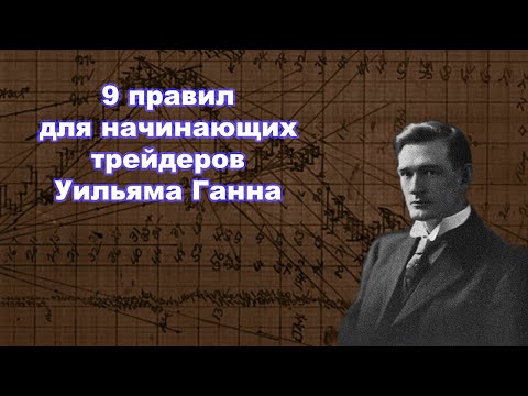 Видео: 9 правил для начинающих трейдеров Уильяма Ганна, которым должен следовать каждый начинающий трейдер