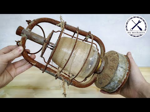 Видео: Реставрация масляной лампы в амбаре