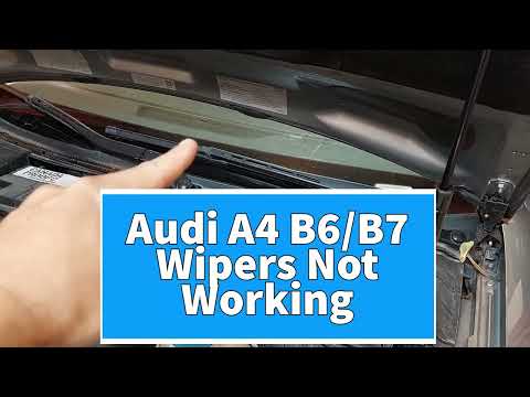 Видео: Дворники Audi A4 B6/B7 не работают