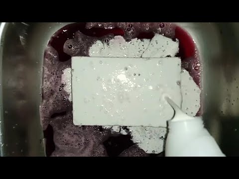 Видео: ASMR 💜💗✨/Fluffy Satisfying Suds/Detergent/Squeezing/Rinsing/Пышная Мыльная Пена/Губка/Полоскание/