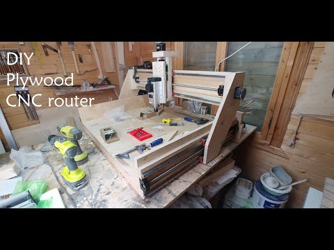 Видео: Самодельный ЧПУ фрезер из фанеры