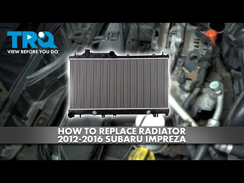 Видео: Как заменить радиатор Subaru Impreza 2012-2016