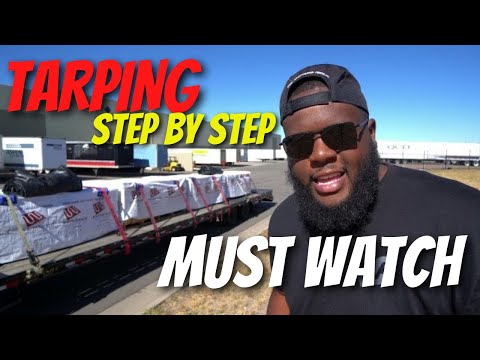 Видео: ПРАВИЛЬНЫЙ СПОСОБ УКРЫТЬ БРЕЗЕНТОМ ГРУЗОВИКИ!!!