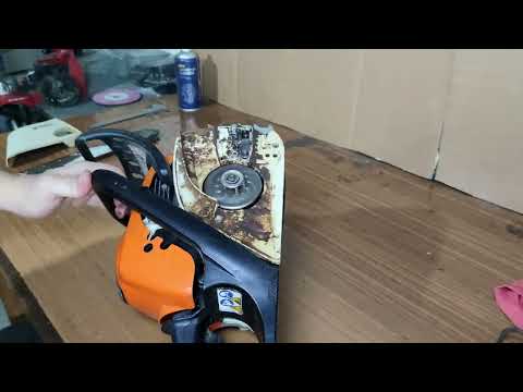 Видео: Замена масляного насоса на бензопилах STIHL MS 170 180 210 211 230 250