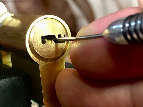 Видео: Вскрытие цилиндра MasterLock.(8pin+слайдера) +79031440676 