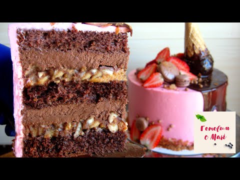 Видео: ТОРТ ШОКОЛАДНЫЙ ВЕЛЮР готовим с Mari