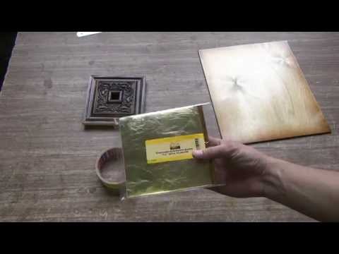 Видео: Золочение , работа поталью  #1