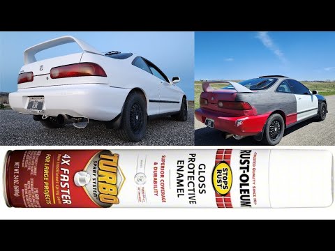 Видео: Rustoleum Turbo может покрасить GS-R Integra Rescue and Revival, часть 5, бюджетное восстановление