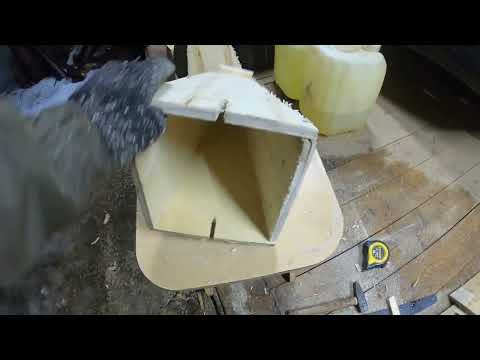 Видео: Ящик для проходного капкана кп 120 .Новое решение лёгкий ящик.