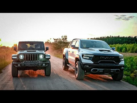 Видео: ПРИКЛЮЧЕНИЯ МИШИ НА ДАЧЕ - Dodge Ram TRX проиграл ДЖИПУ Wrangler! Я не ожидал..