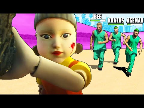 Видео: ЕЩЕ БЫ ЧУТЬ-ЧУТЬ И КОНЕЦ!!! ИГРА В КАЛЬМАРА В ГТА 5 ОНЛАЙН
