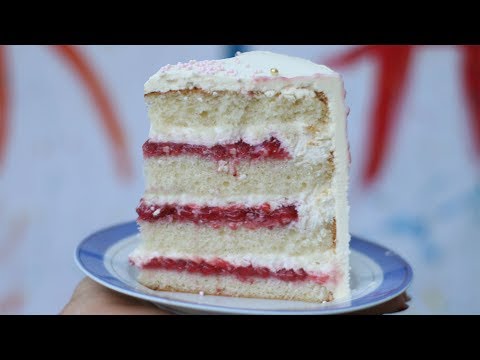 Видео: Клубничный торт "Виктория"- Я - ТОРТодел!