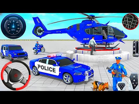Видео: Симулятор погони на полицейской машине 3D: вождение настоящих полицейских машин в многоэтажном до...