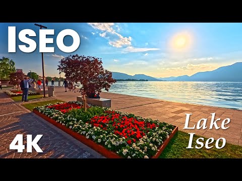 Видео: Полный тур по Изео в 4K – Озеро Изео – Италия 2025