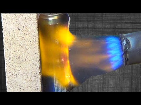 Видео: Горелка с поддувом . Diy gas forge burner .