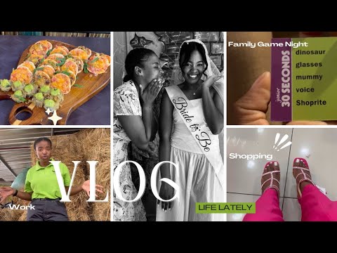 Видео: VLOG | Предсвадебный вечер, семейные игры | Шопинг | Работа и не только | Намибийский ютубер