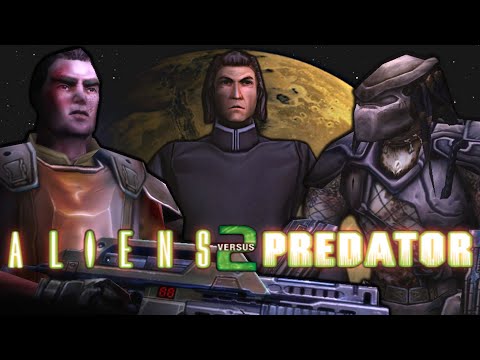 Видео: Aliens vs Predator 2 - Игрофильм (Весь сюжет в хронологическом порядке. 4К 60fps)