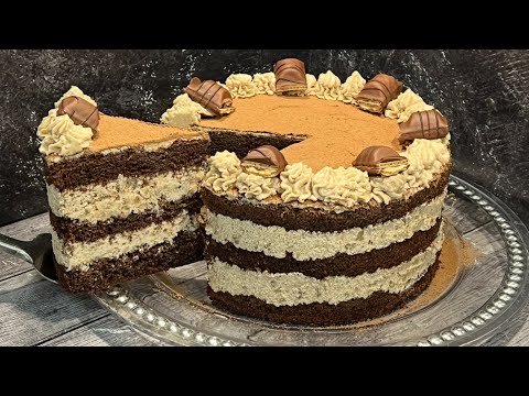 Видео: Торт «КИНДЕР Bueno” - Любовь с первого кусочка! Без сливок и крем-сыра! Вкуснятина нереальная!