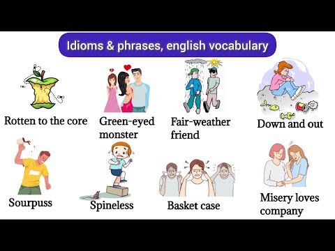 Видео: Идиомы и фразы с предложениями | Неформальное прилагательное | Идиомы и фразы | Английская лексика