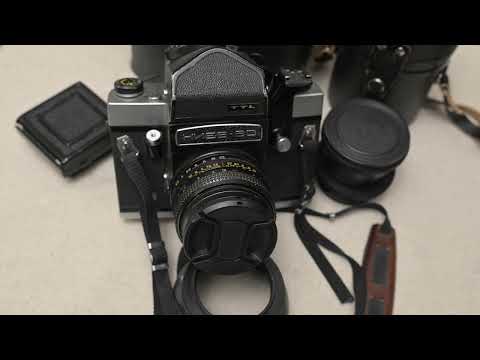 Видео: Обзор среднеформатного фотоаппарата киев-60