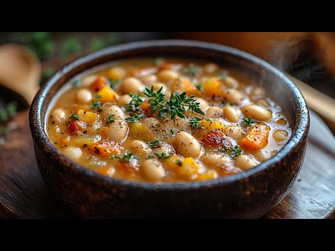 Видео: Этот суп из белой фасоли — словно лекарство для моего желудка.