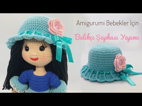 Видео: Аксессуары амигуруми |  Как сделать шляпу-ведро?