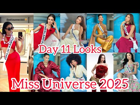 Видео: Мисс Вселенная 2025: День 11. Лучшие утренние образы в Pattayamarriott. Кто ваш лучший?