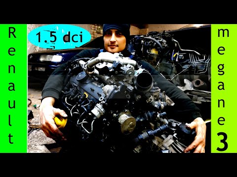 Видео: Renault MEGANE III застучал двигатель !!!!! K9K 636 1.5dci 2008/16г
