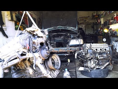 Видео: Чистка Вентиляции картера ! Проблемы с установкой двигателя Мерседес m111 БЛОГ О МОТОРЕ №4