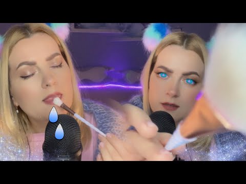 Видео: [АСМР ASMR] 👄🖌️💦РИСУЮ ТЕБЯ МОКРОЙ КИСТЬЮ / ЗВУКИ РТА /Spit Painting You with Brush