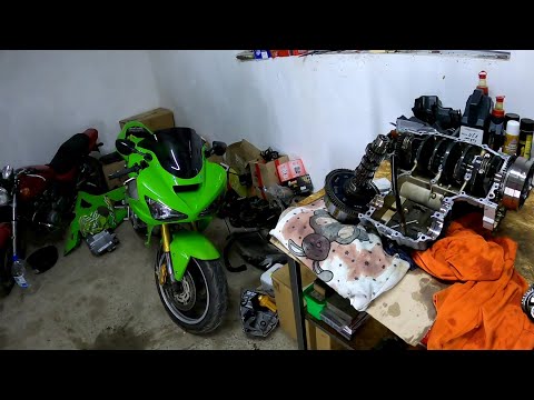 Видео: Ремонт Kawasaki ninja 636.Заклинила 2-га передача.Розбираю мотора,і ремонтую коробку.