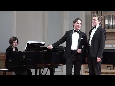 Видео: Г. Свиридов "Рекрута", "Вечером" - исп. Кирилл Попов и Максим Морозов