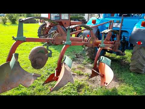 Видео: Прикупил плуг Kverneland для МТЗ-82