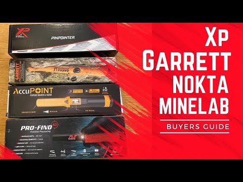 Видео: Распаковка и тест глубины нескольких пинпоинтеров, включая Accupoint