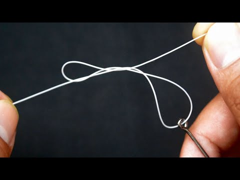 Видео: Самый простой рыболовный узел для крючка, поворота и оснастки!