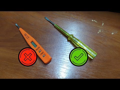 Видео: Про инструмент. Электронная индикаторная отвертка и тестер напряжения - как пользоваться? ЖЕСТЬ